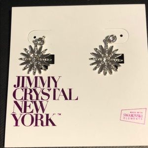 Jimmy Crystal New York earring Brand new